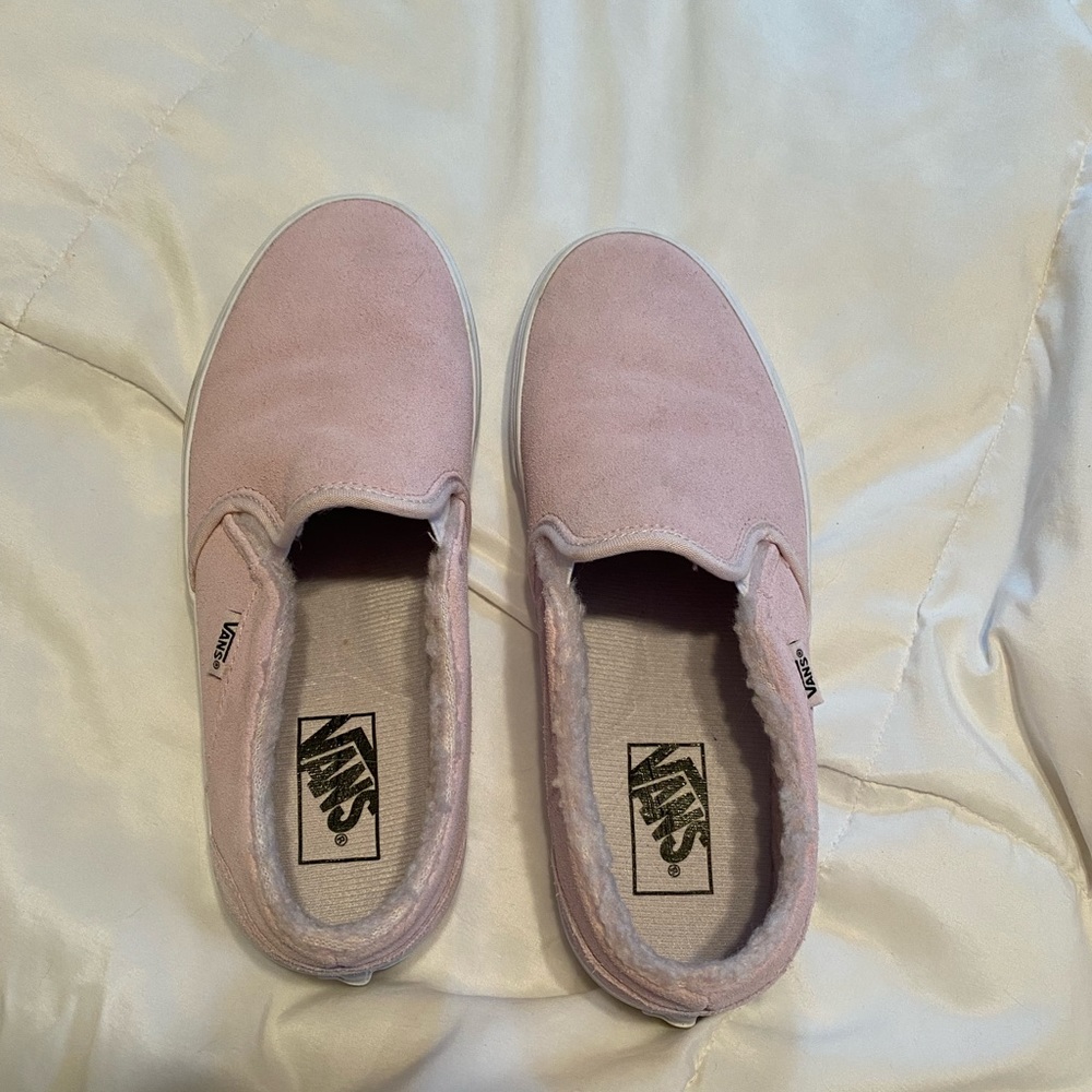 Vans slip on Sherpa size 10